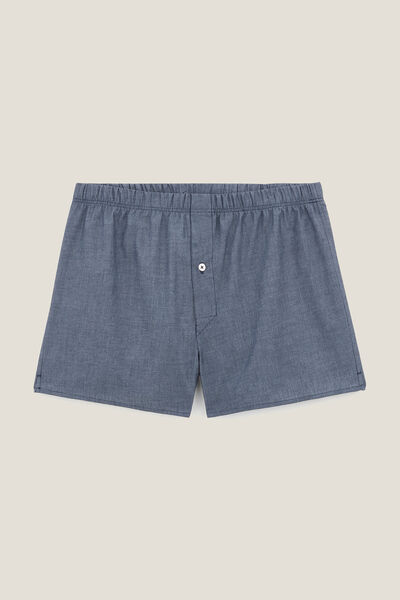 Effen boxershort in biokatoen