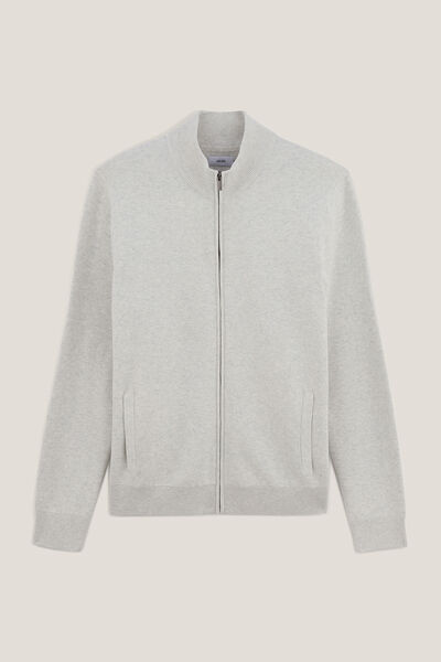 Gilet zippé col montant