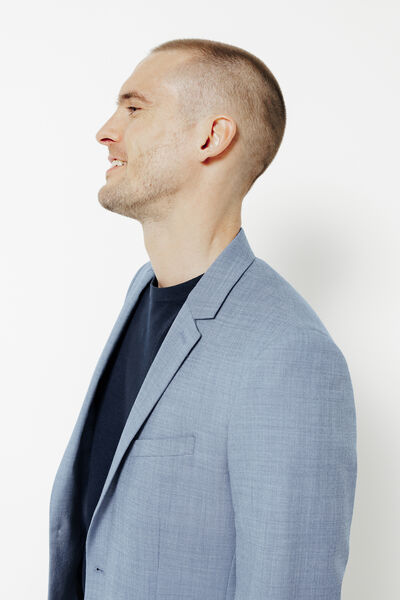 Tweekleurig slim fit kostuumvest