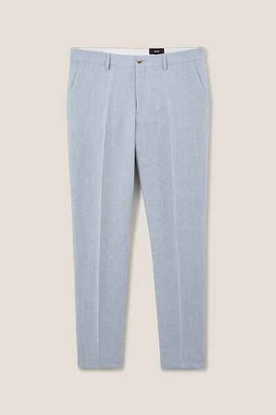 Pantalon de costume contenant du lin slim