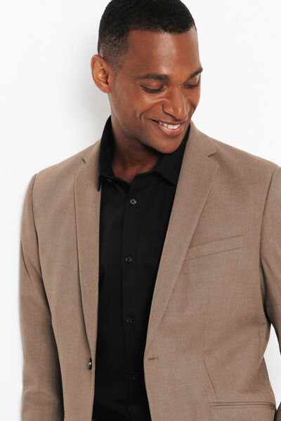 Chemise sans repassage en coton