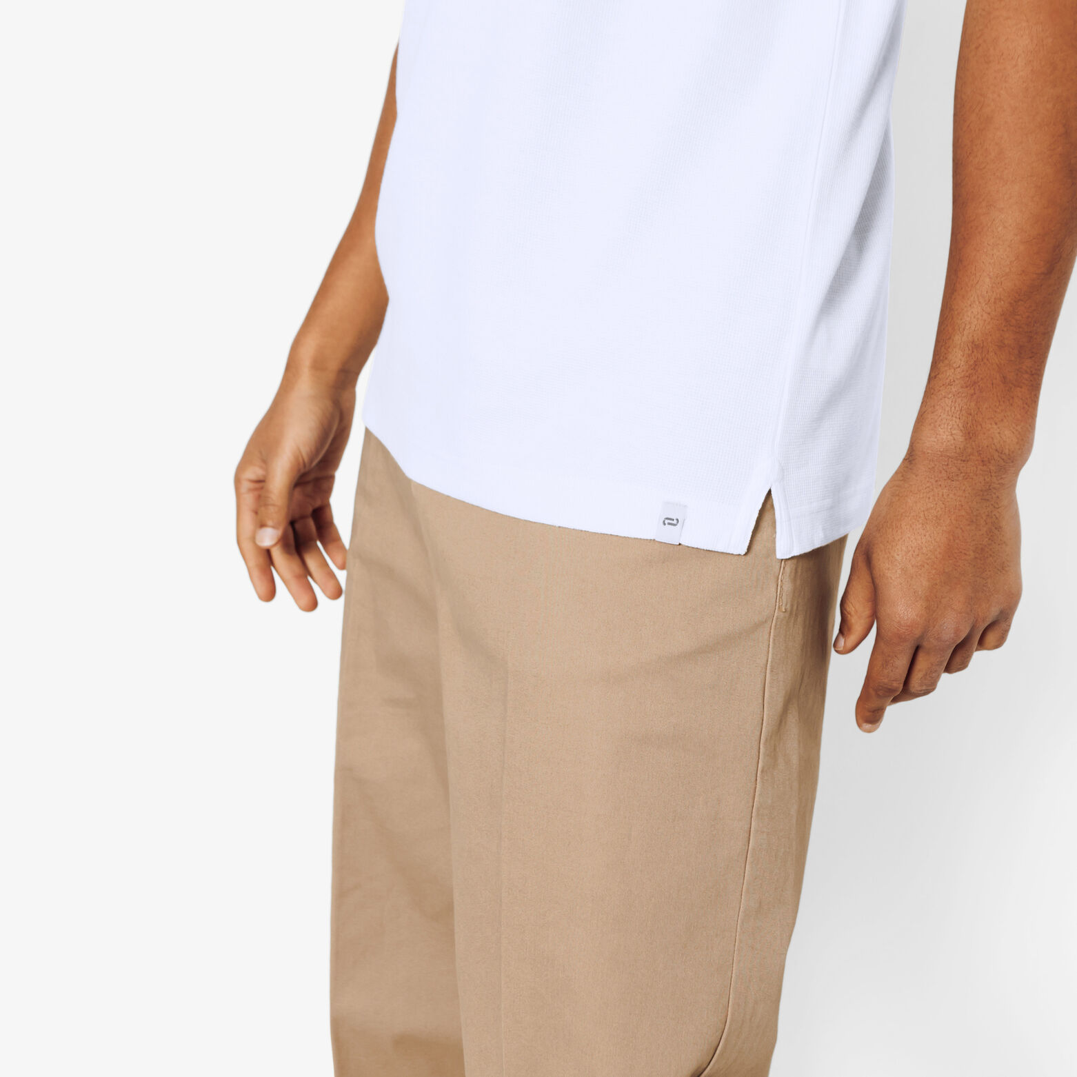 Tee shirt matière gaufrée