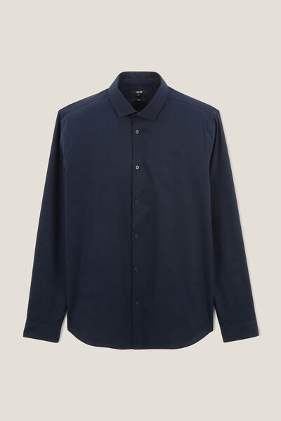 Chemise sans repassage slim en coton