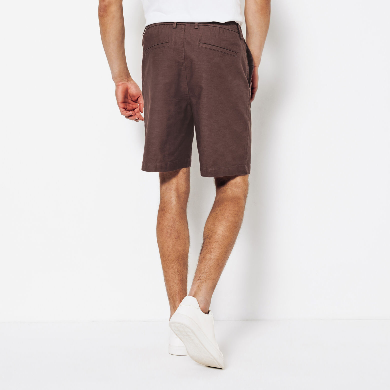 Bermuda en coton lin