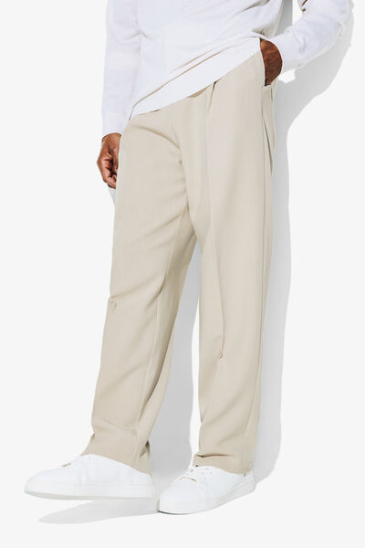 Pantalon large à plis