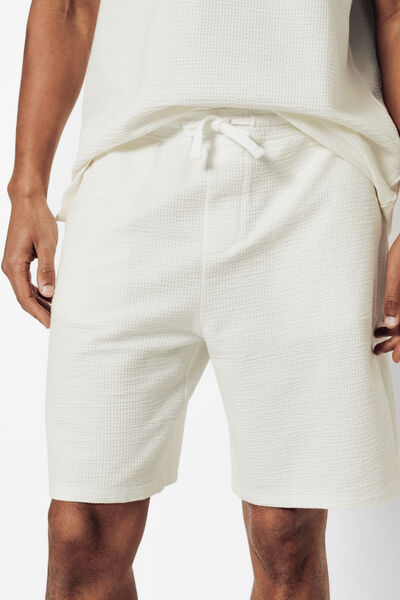 Bermuda en maille seersucker