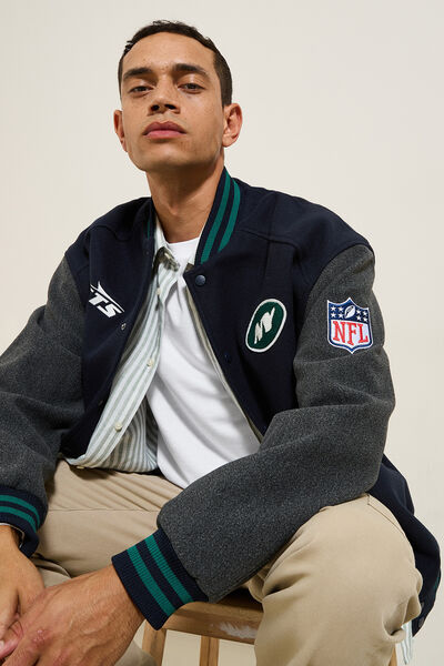 Blouson boutonné "New York Jets" licence NFL