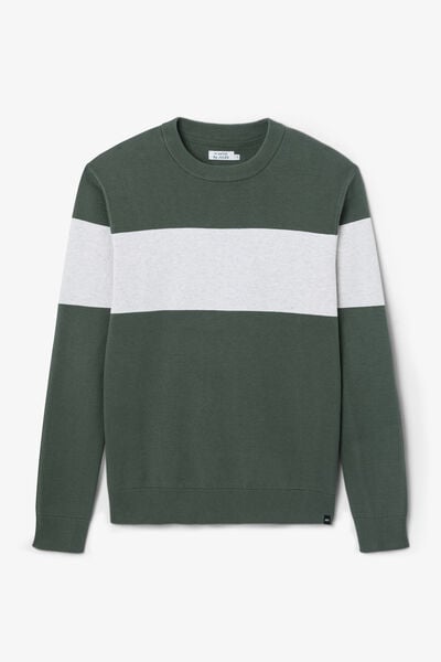 "Le Parfait by JULES" colorblock trui met ronde ha