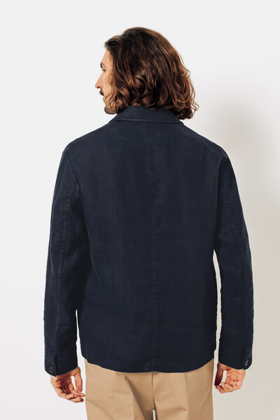Linnen vest met knopen