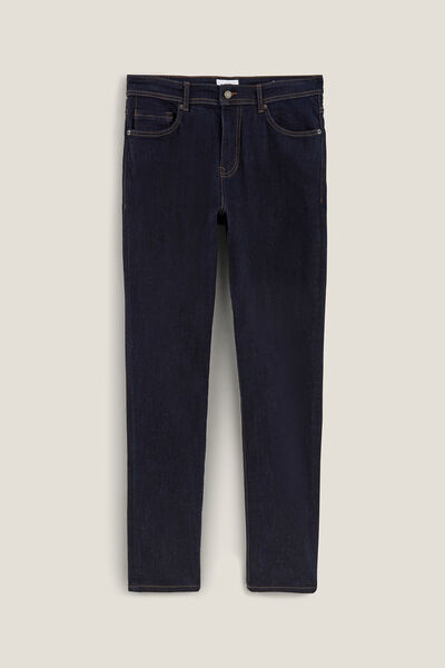 Straight jeans in ruw denim