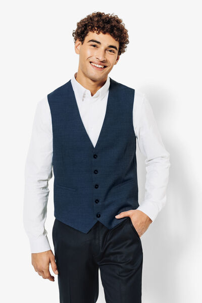 Tweekleurig slim kostuumgilet