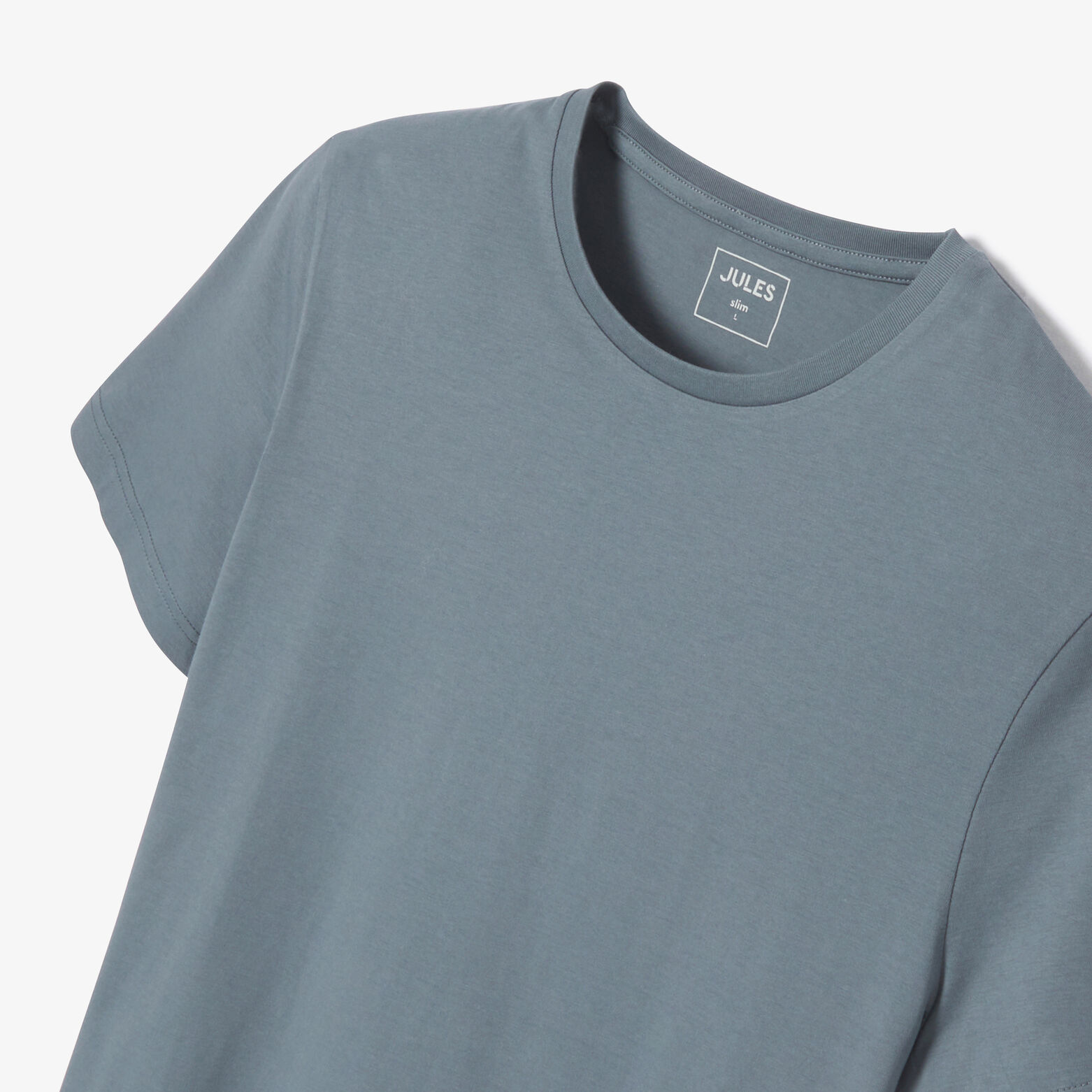 Tee shirt en coton col rond basique
