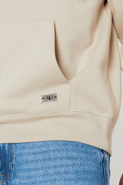 Sweat à capuche col zippé