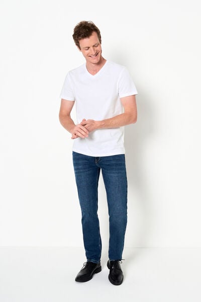 Tee shirt col V en coton