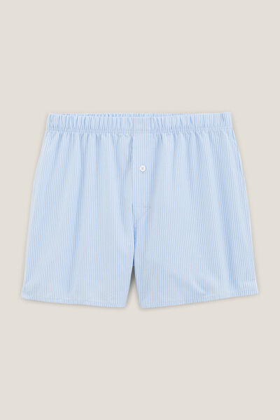 Gestreepte boxershort in biokatoen