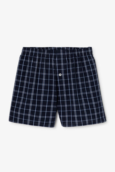 Geruite boxershort in katoen