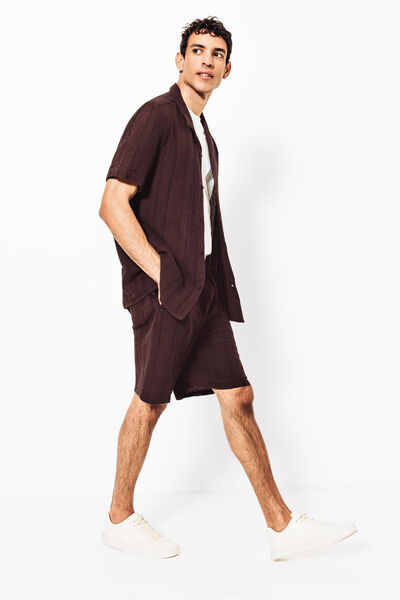 Chemisette en coton jacquard