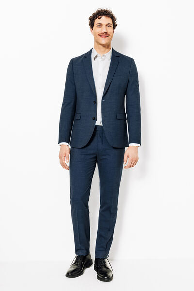 Tweekleurig slim fit kostuumvest