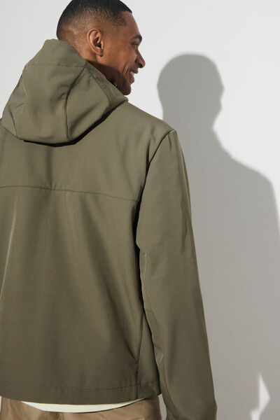 Blouson softshell à capuche