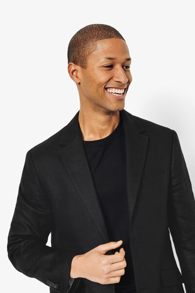 Veste de costume en lin confort