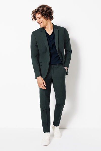 Slim fit kostuumvest