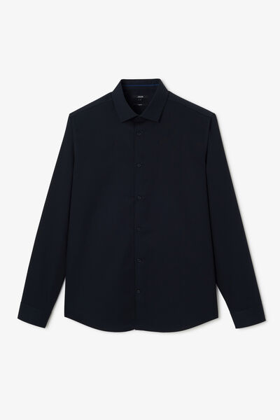 Chemise sans repassage en coton