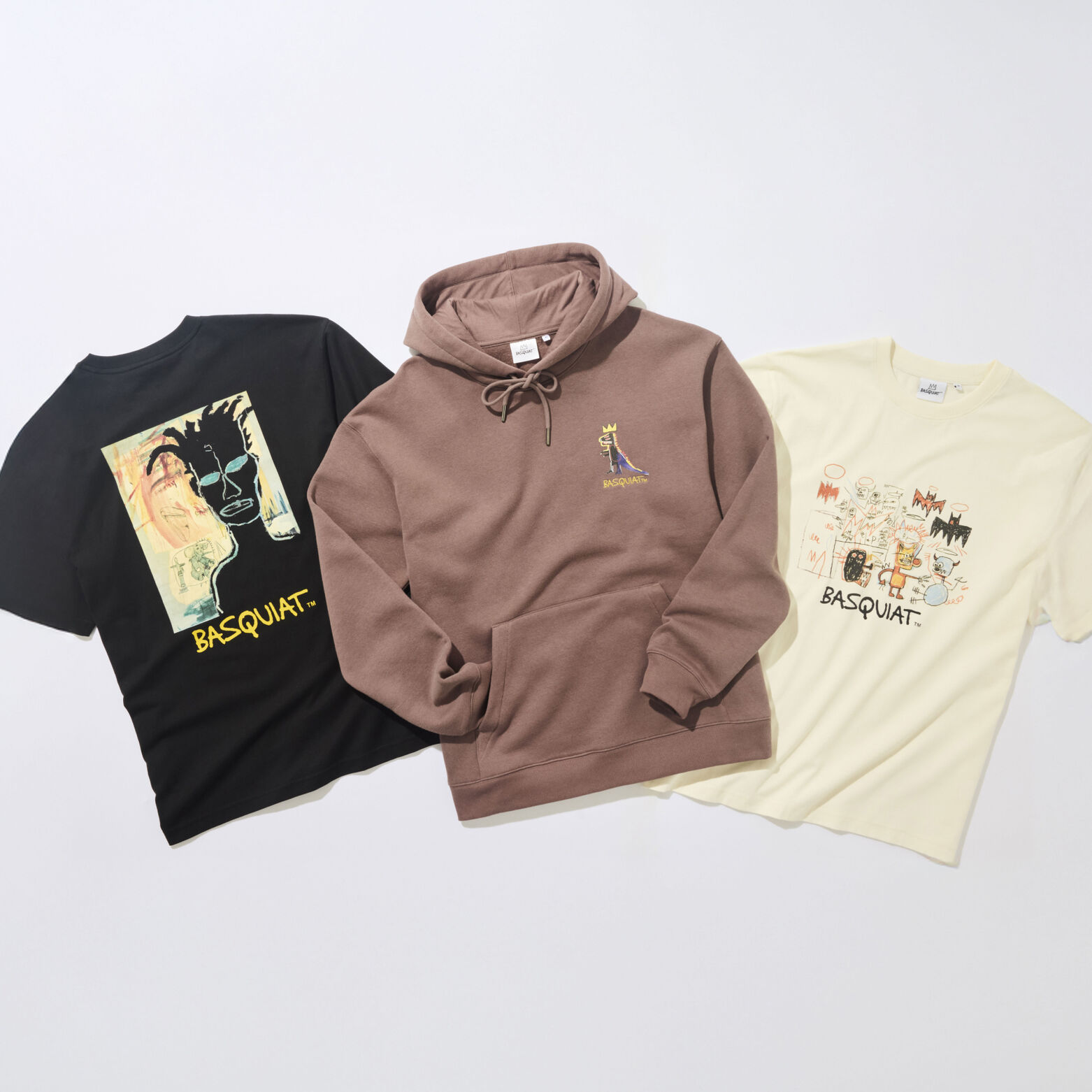 Sweat à capuche licence Basquiat