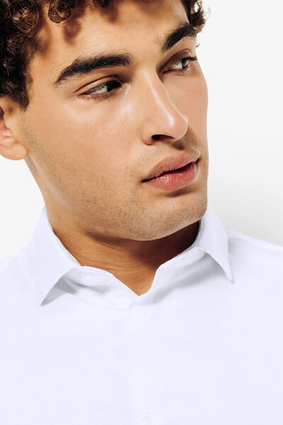 Chemise sans repassage slim en coton