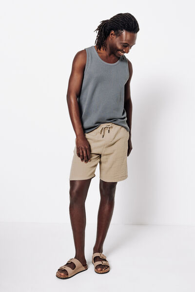 Short en gaze de coton
