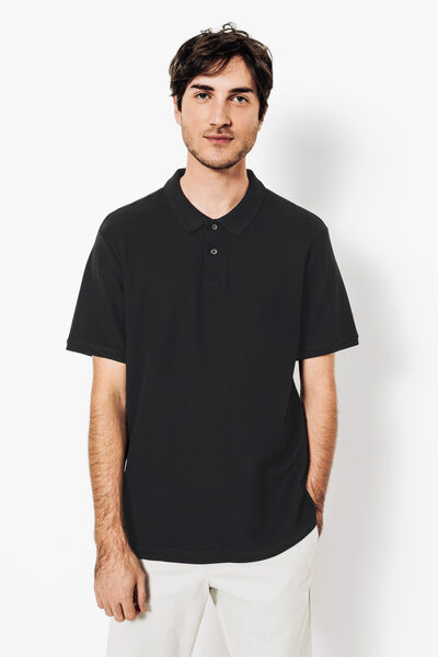 Polo manches courtes uni piqué